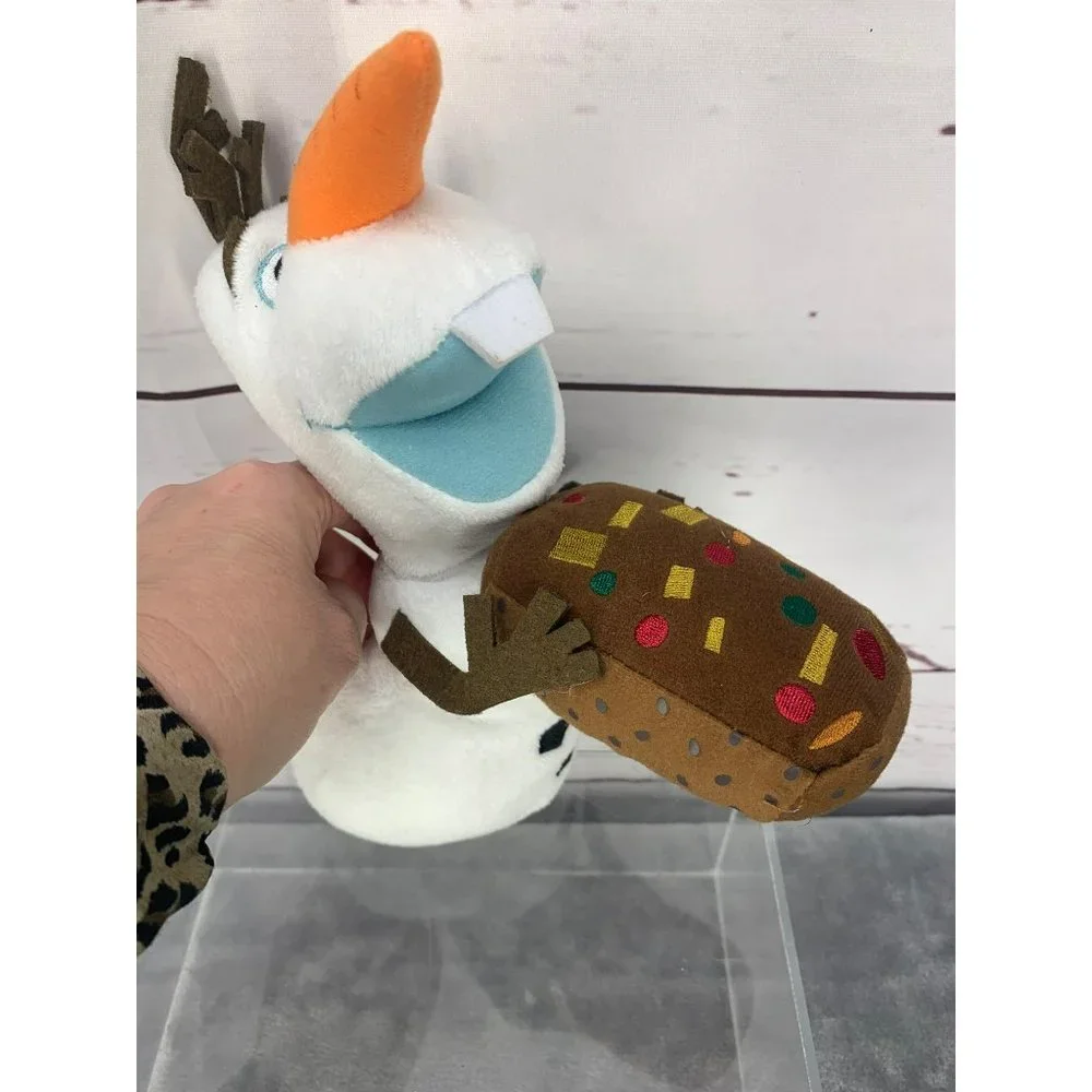 Disney Frozen Olaf With Cake Donut 10 Inch Plush Toy‎